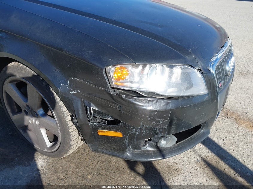 2008 Audi A4 3.2 VIN: WAUAH78E98A146745 Lot: 43687170