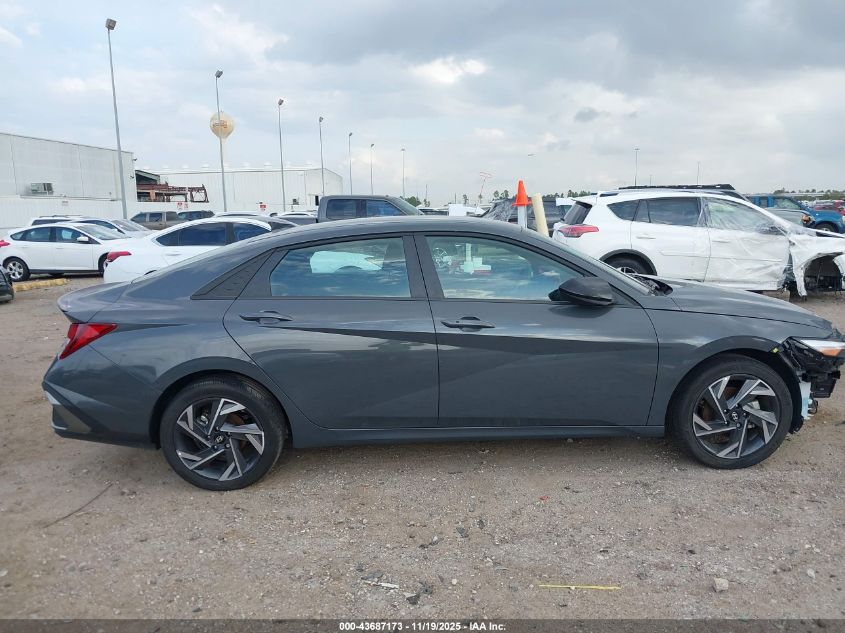 2025 Hyundai Elantra Sel Sport VIN: KMHLM4DG7SU991401 Lot: 43687173