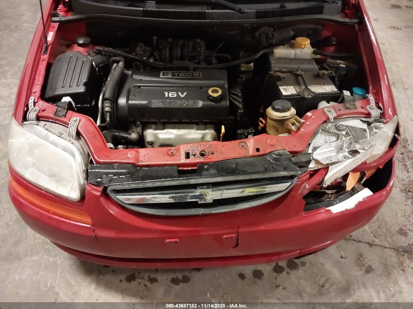 2008 Chevrolet Aveo 5 Ls VIN: KL1TD66658B192734 Lot: 43687182