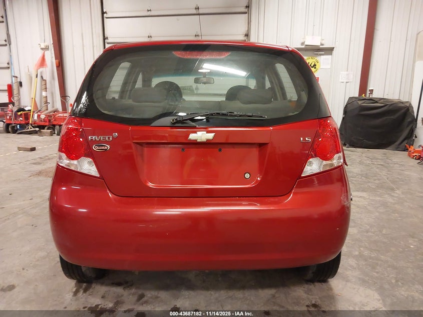 2008 Chevrolet Aveo 5 Ls VIN: KL1TD66658B192734 Lot: 43687182