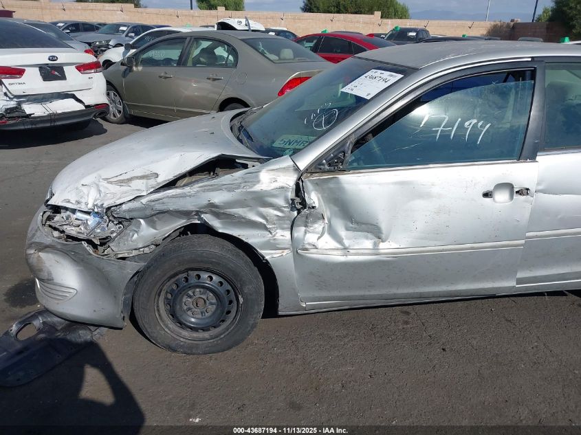 2005 Toyota Camry Le VIN: 4T1BE32K65U558165 Lot: 43687194