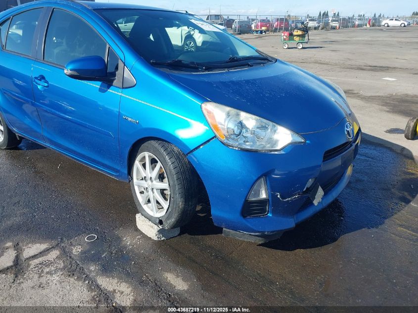 2014 Toyota Prius C Three VIN: JTDKDTB39E1063864 Lot: 43687219