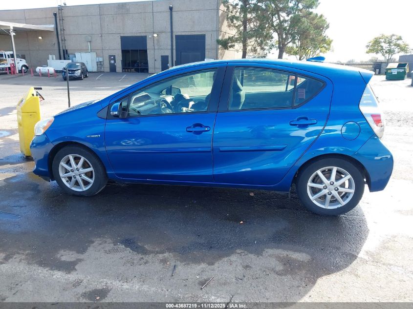 2014 Toyota Prius C Three VIN: JTDKDTB39E1063864 Lot: 43687219