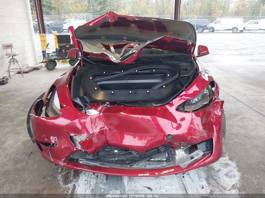 2025 Tesla Model Y Long Range Dual Motor All-Wheel Drive VIN: 7SAYGDEE6SF237450 Lot: 43687239