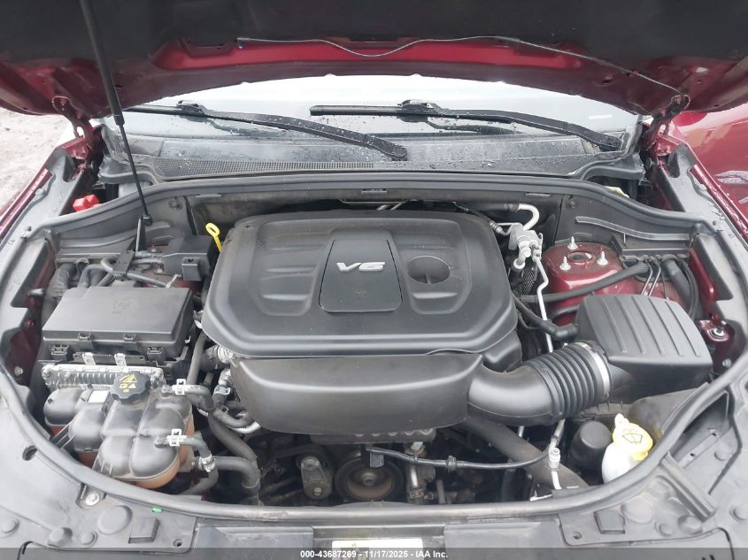 2017 Dodge Durango Gt Awd VIN: 1C4RDJDG9HC828051 Lot: 43687269