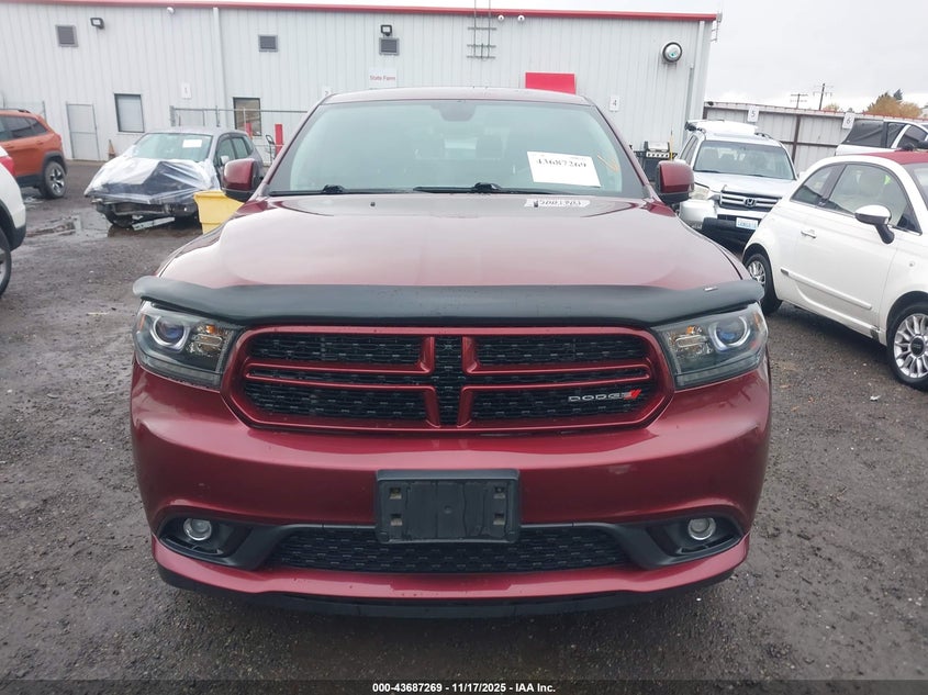 2017 Dodge Durango Gt Awd VIN: 1C4RDJDG9HC828051 Lot: 43687269