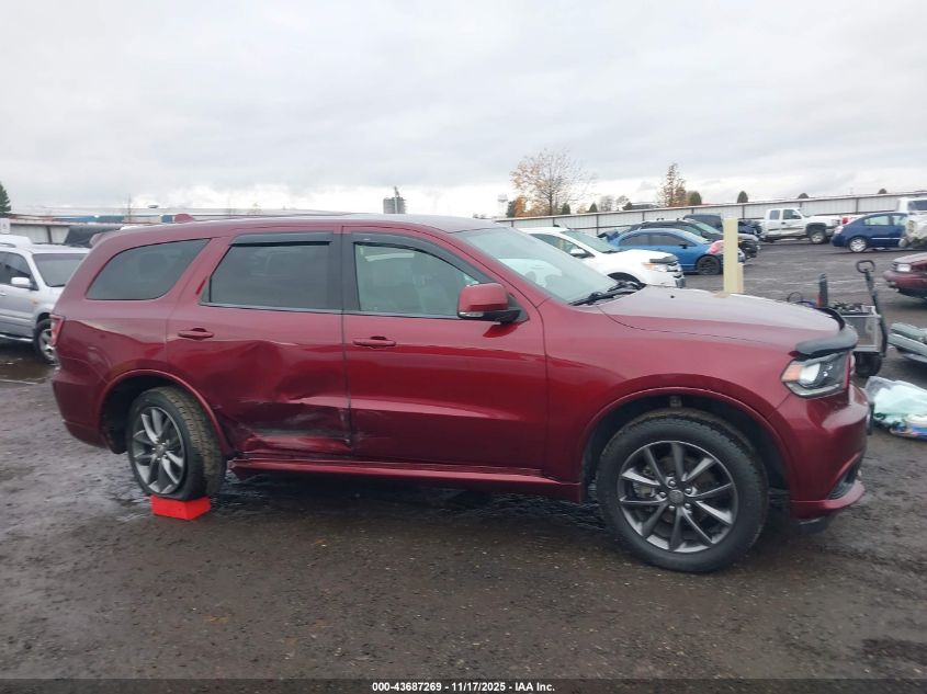 2017 Dodge Durango Gt Awd VIN: 1C4RDJDG9HC828051 Lot: 43687269
