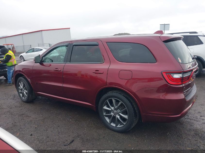 2017 Dodge Durango Gt Awd VIN: 1C4RDJDG9HC828051 Lot: 43687269