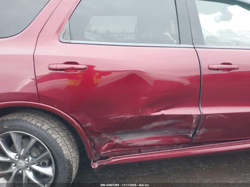 2017 Dodge Durango Gt Awd VIN: 1C4RDJDG9HC828051 Lot: 43687269