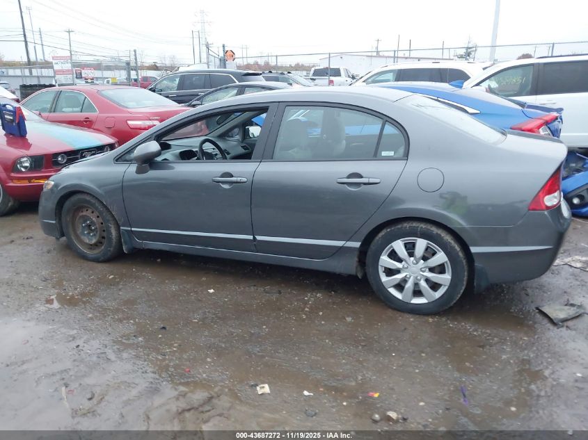 2009 Honda Civic Lx VIN: 2HGFA16539H350135 Lot: 43687272