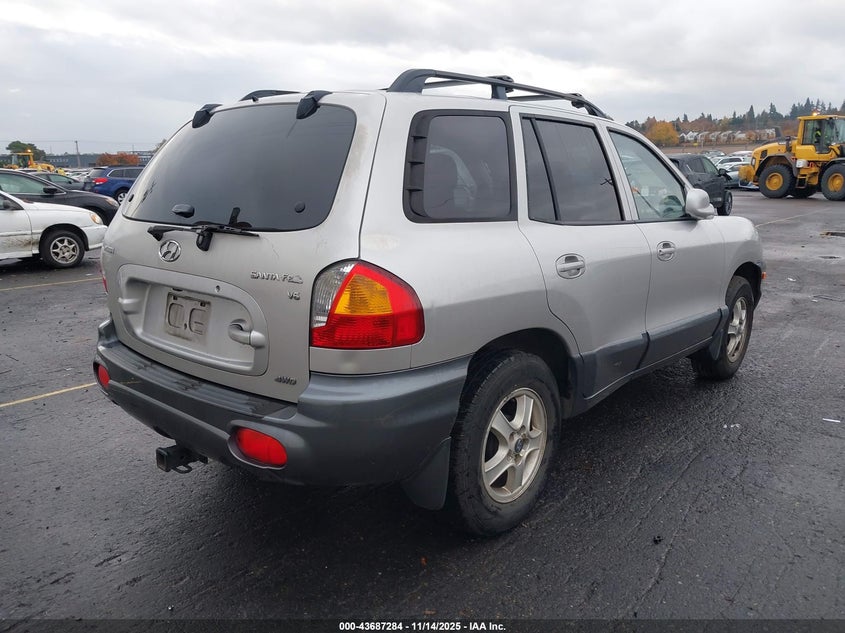 KM8SC73D93U362179 2003 HYUNDAI SANTA FE photo no. 4