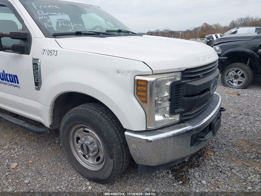 2019 Ford F-250 Xl VIN: 1FT7W2A66KEC25086 Lot: 43687315