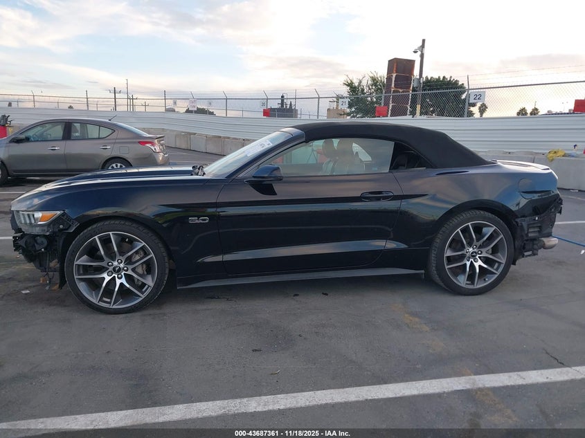 2015 Ford Mustang Gt Premium VIN: 1FATP8FF6F5330018 Lot: 43687361