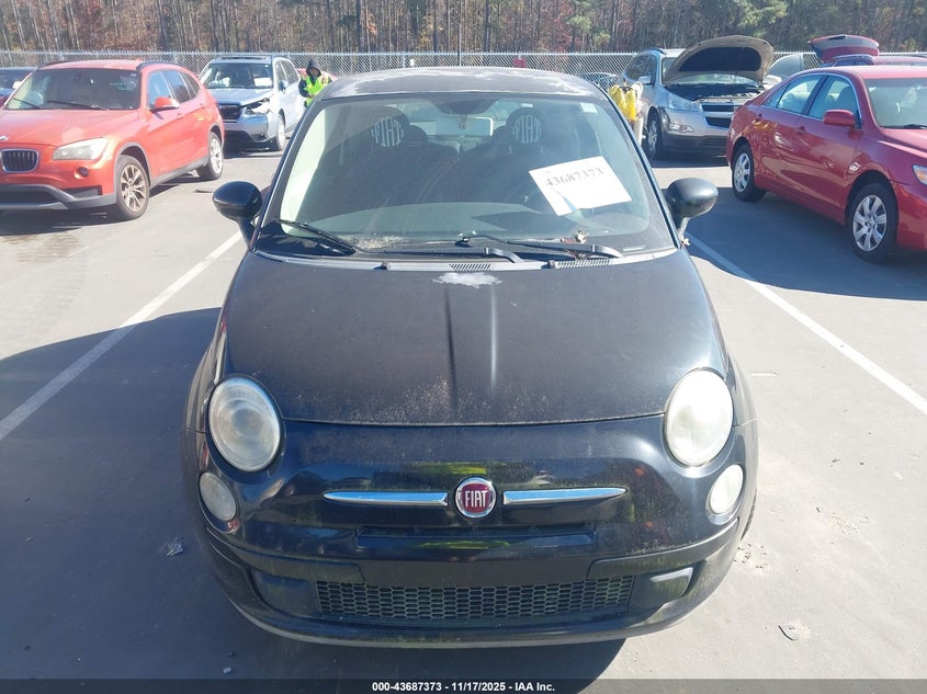 2012 Fiat 500 Pop VIN: 3C3CFFAR0CT296175 Lot: 43687373