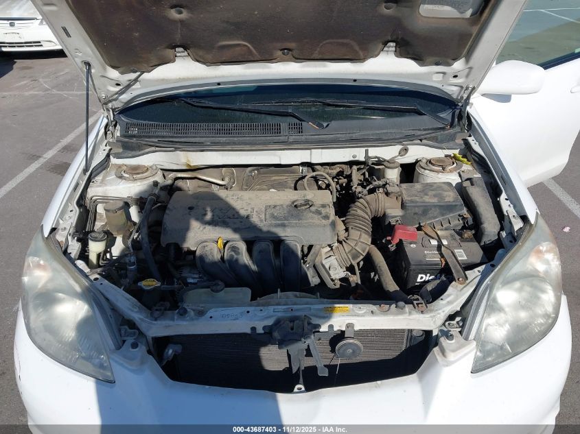 2008 Toyota Matrix Xr VIN: 2T1KR32E98C698506 Lot: 43687403