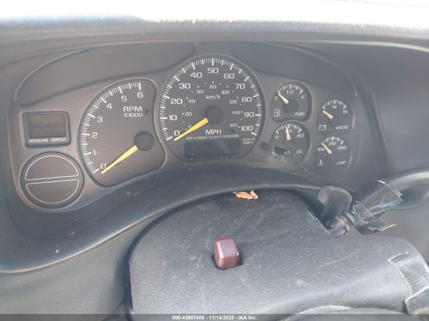 2001 Chevrolet Silverado 1500 Ls VIN: 2GCEC19T811197229 Lot: 43687405