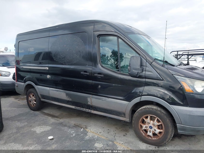 2015 Ford Transit-250 VIN: 1FTYR2CM9FKA75909 Lot: 43687416
