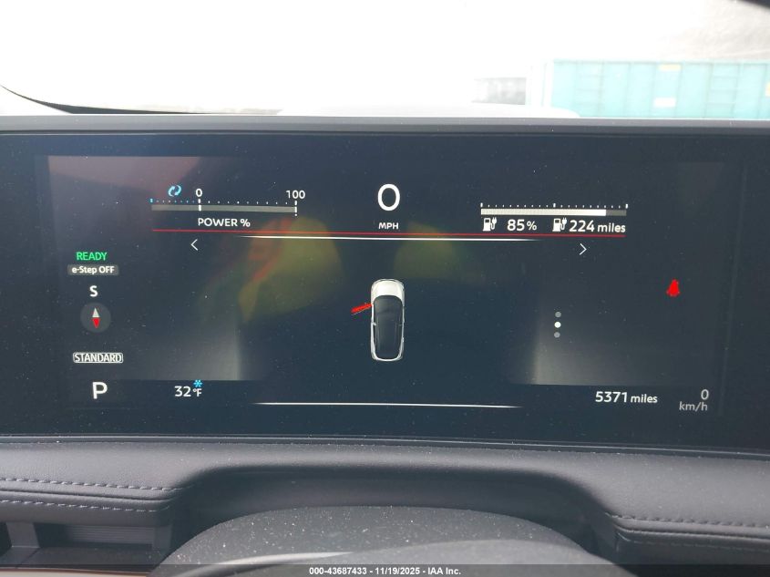 2025 Nissan Ariya Evolve+ VIN: JN8DF0BF4SM760577 Lot: 43687433