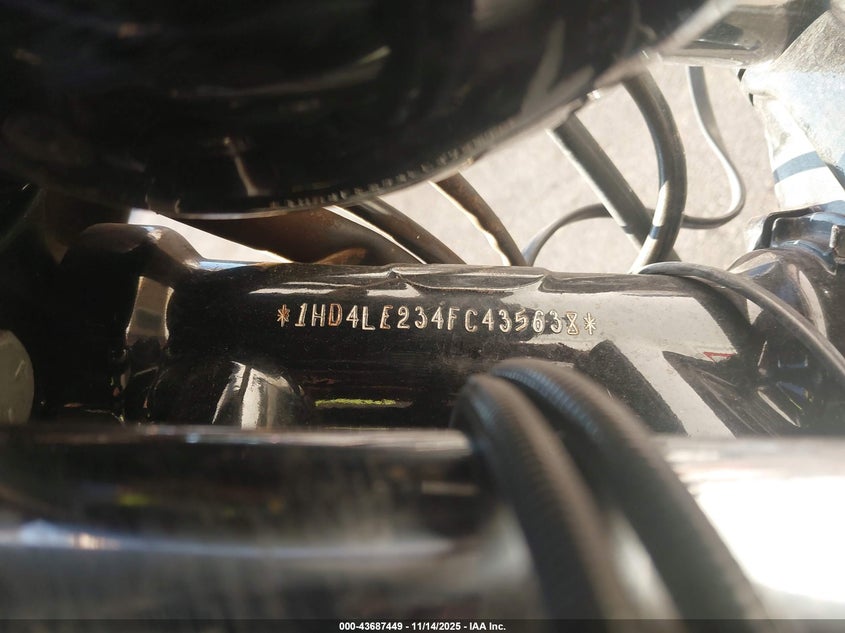 2015 Harley-Davidson Xl883 Iron 883 VIN: 1HD4LE234FC435638 Lot: 43687449