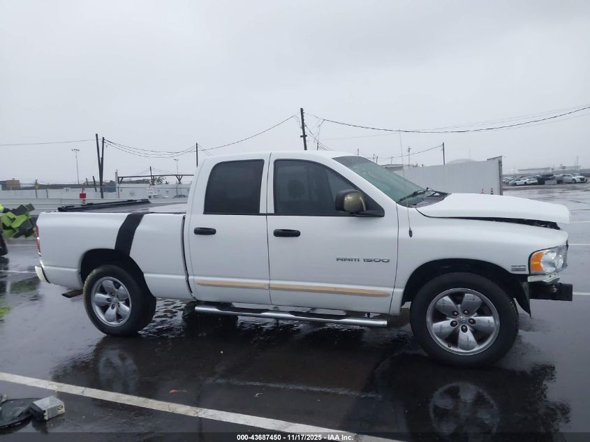 2005 Dodge Ram 1500 Slt/Laramie VIN: 1D7HA18D25J634804 Lot: 43687450