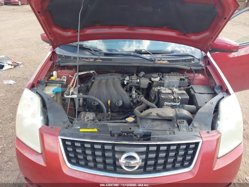 2009 Nissan Sentra 2.0S VIN: 3N1AB61EX9L697031 Lot: 43687460