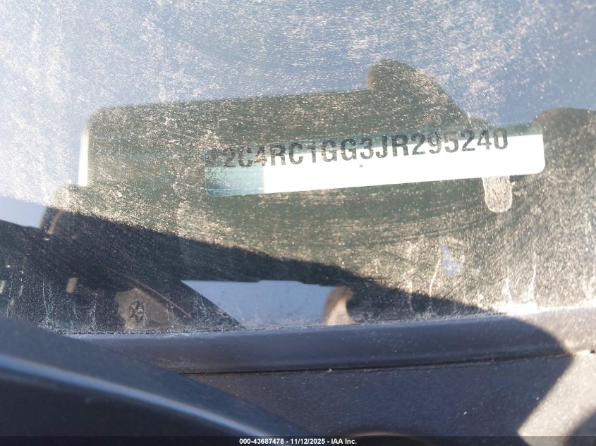 2018 Chrysler Pacifica Limited VIN: 2C4RC1GG3JR295240 Lot: 43687478