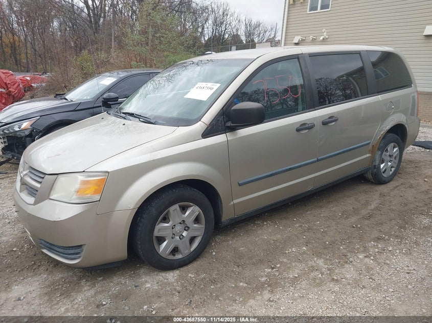 1D8HN44H68B192103 2008 DODGE CARAVAN photo no. 2