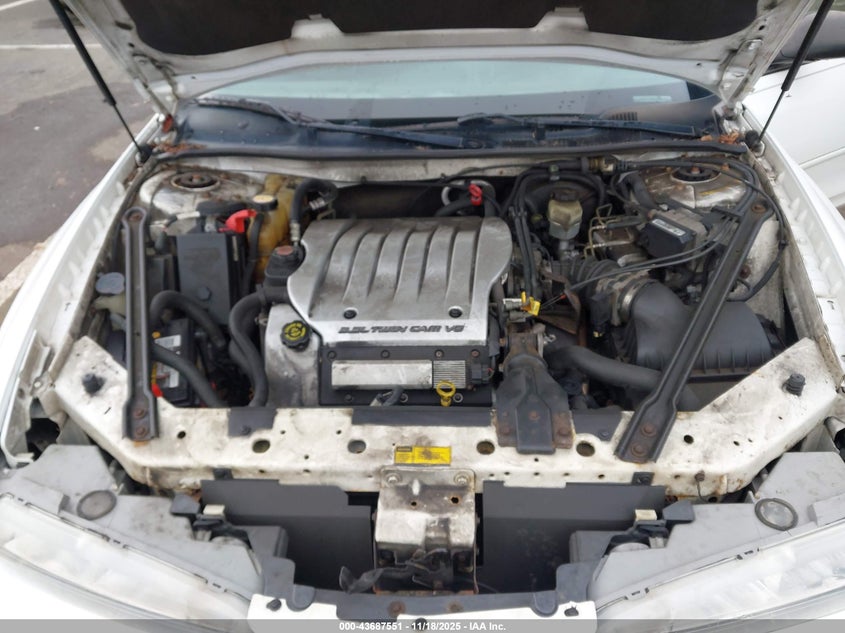 2000 Oldsmobile Intrigue Gx VIN: 1G3WH52H8YF305841 Lot: 43687551