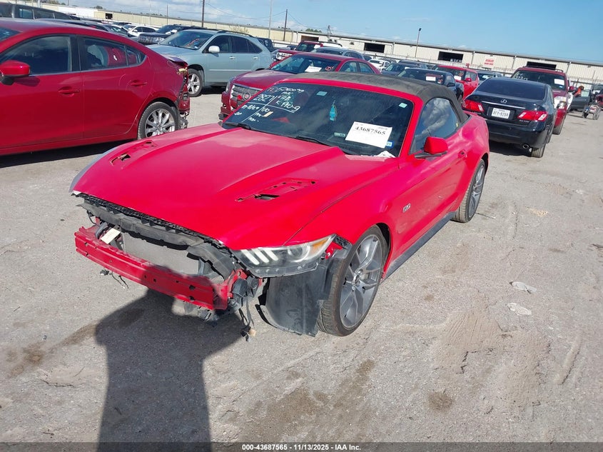 2015 Ford Mustang Gt Premium VIN: 1FATP8FF2F5358236 Lot: 43687565