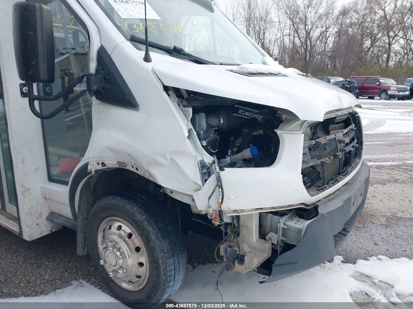 2019 Ford Transit-350 Cutaway VIN: 1FDES8PM7KKA63624 Lot: 43687578