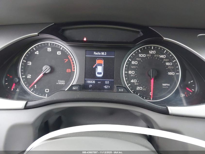 2009 Audi A4 2.0T Premium VIN: WAUSF78K89N019835 Lot: 43687597