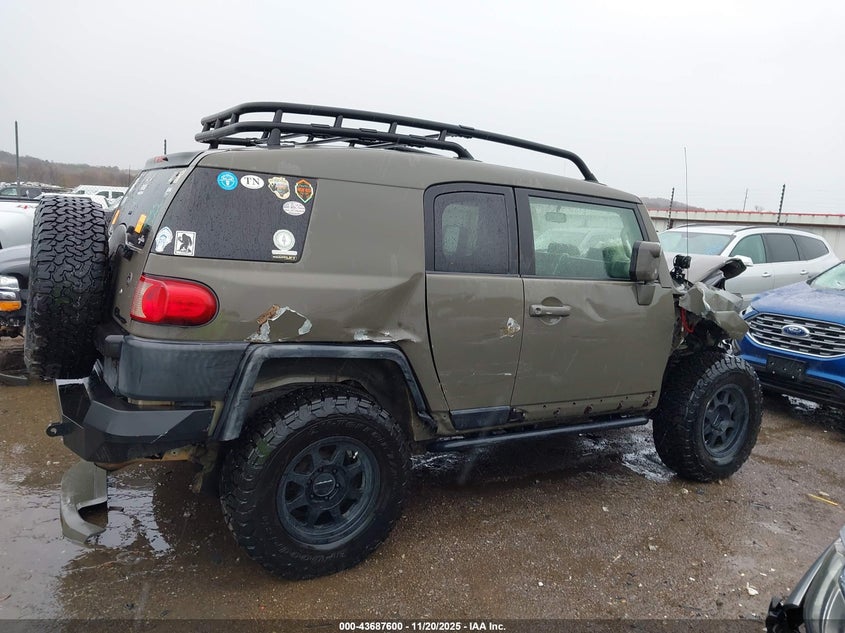 2008 Toyota Fj Cruiser VIN: JTEBU11FX8K004199 Lot: 43687600