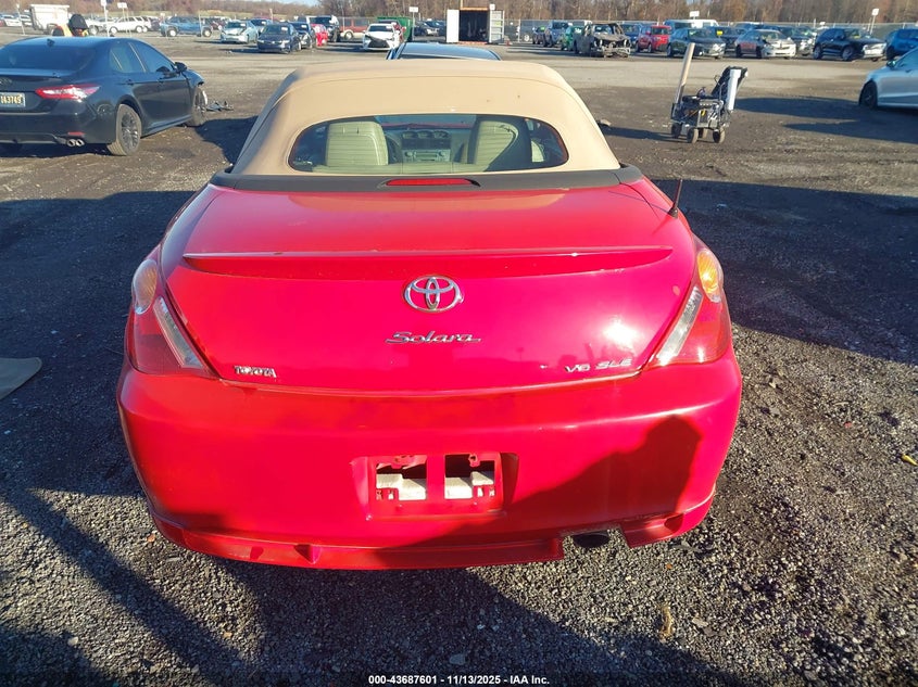 2006 Toyota Camry Solara Sle VIN: 4T1FA38P16U107484 Lot: 43687601