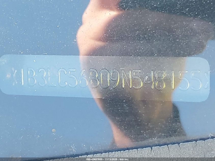 2009 Dodge Avenger R/T VIN: 1B3LC56B09N548155 Lot: 43687659