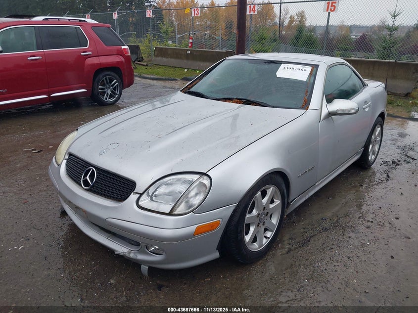 2001 Mercedes-Benz Slk 230 Kompressor VIN: WDBKK49F91F193795 Lot: 43687666