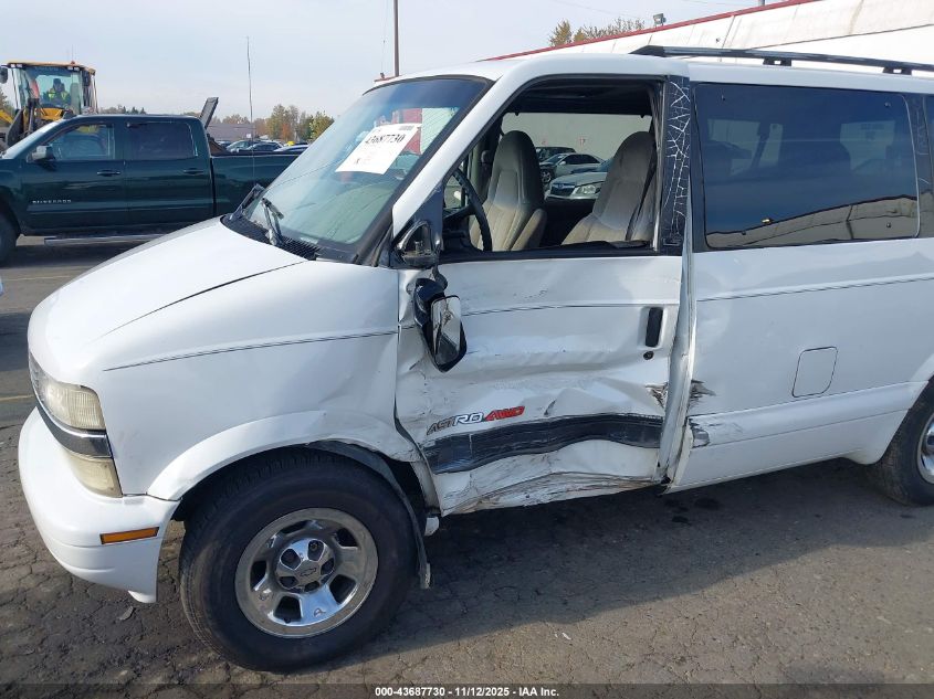 1999 Chevrolet Astro VIN: 1GNEL19W3XB156825 Lot: 43687730