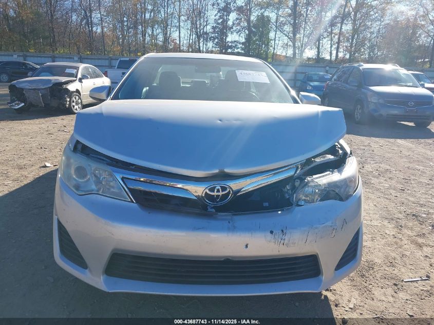 2013 Toyota Camry Le VIN: 4T4BF1FK3DR277960 Lot: 43687743