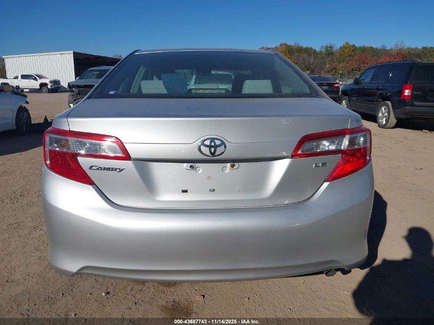 2013 Toyota Camry Le VIN: 4T4BF1FK3DR277960 Lot: 43687743