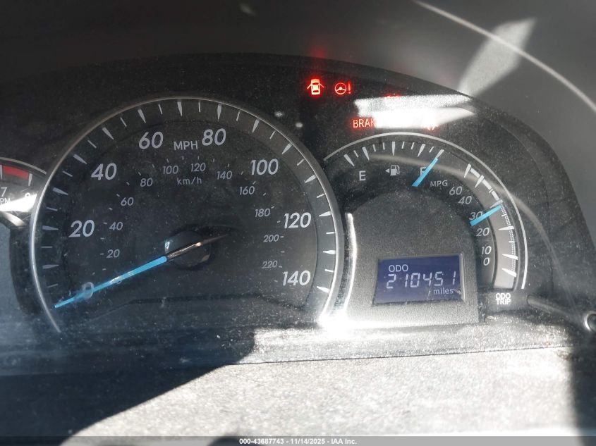 2013 Toyota Camry Le VIN: 4T4BF1FK3DR277960 Lot: 43687743