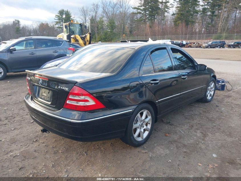2007 Mercedes-Benz C 280 Luxury 4Matic VIN: WDBRF92H17F889961 Lot: 43687751