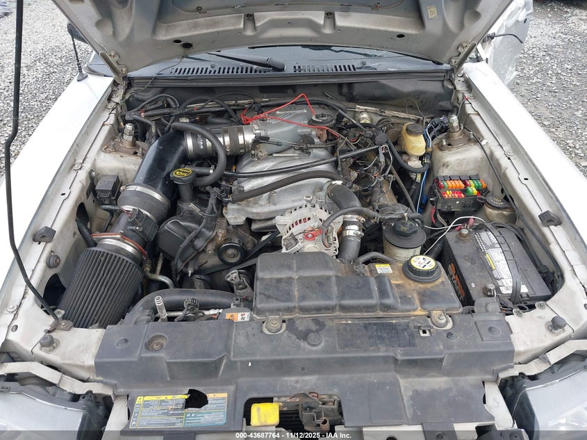 2001 Ford Mustang Gt VIN: 1FAFP42X91F160647 Lot: 43687764