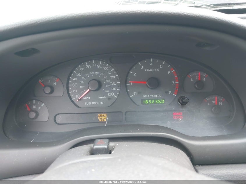 2001 Ford Mustang Gt VIN: 1FAFP42X91F160647 Lot: 43687764