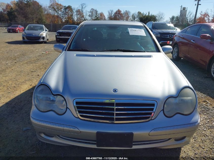 2003 Mercedes-Benz C 230 Kompressor Sport VIN: WDBRF40J83F384826 Lot: 43687765