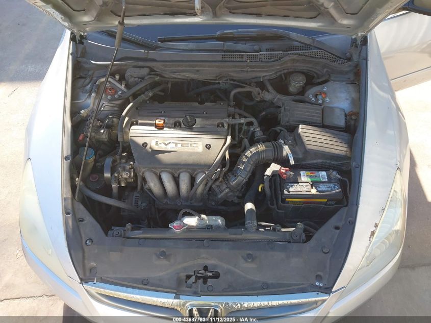 2006 Honda Accord 2.4 Ex VIN: 1HGCM56856A186554 Lot: 43687783