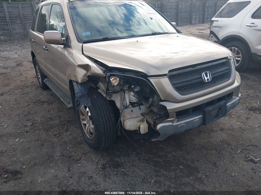 2003 Honda Pilot Ex VIN: 2HKYF184X3H535519 Lot: 43687806