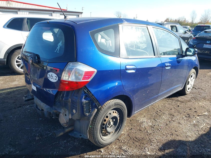 JHMGE8H39CC035361 2012 HONDA FIT photo no. 4