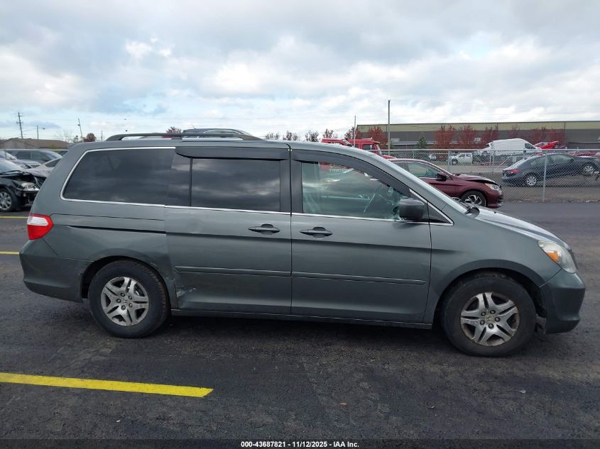 2007 Honda Odyssey Ex-L VIN: 5FNRL38617B451975 Lot: 43687821