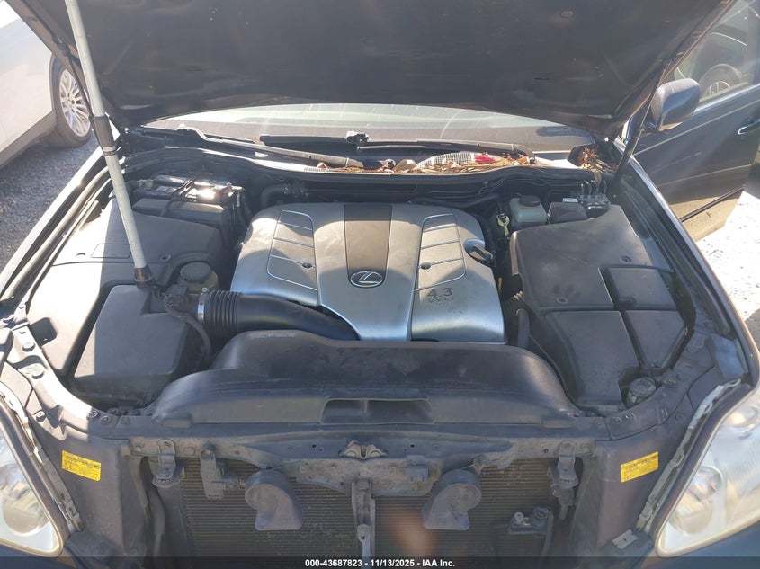 2006 Lexus Ls 430 VIN: JTHBN36F265033227 Lot: 43687823