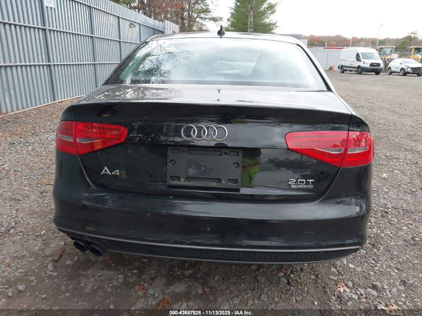 2015 Audi A4 2.0T Premium VIN: WAUBFAFL5FN021210 Lot: 43687826