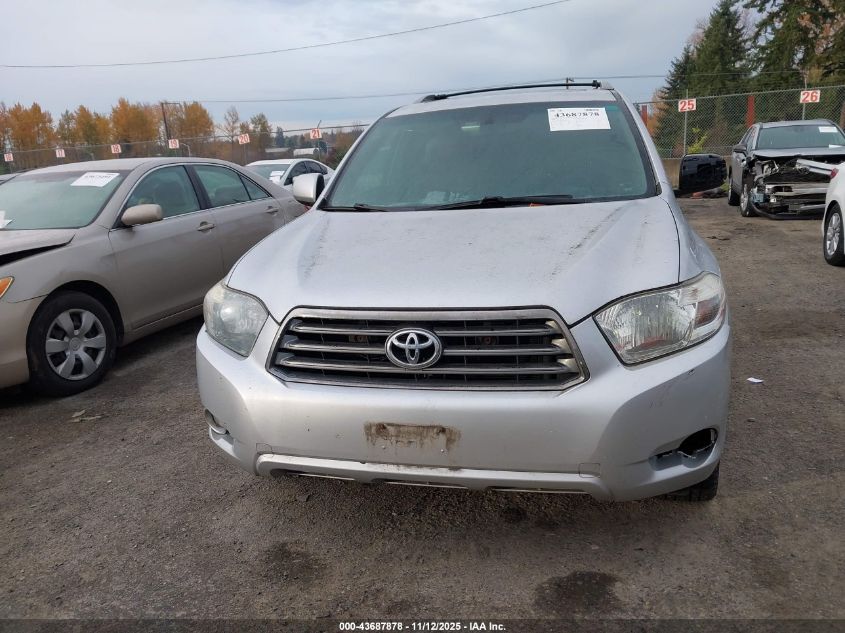 2009 Toyota Highlander Sport VIN: JTEES43A692134990 Lot: 43687878